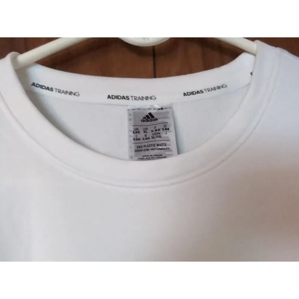 ADIDAS White AEROREADY  Training Zip Sides‎ Long Sleeve Training SweatSHIRT XL